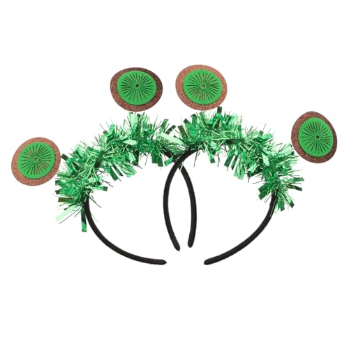BESTYASH 2stücke Kopfschmuck Frucht Grün Party-haarreif Kreative Haarbekleidung Haarschmuck Für Junge Mädchen Modischer Kopfschmuck Für Festivals von BESTYASH