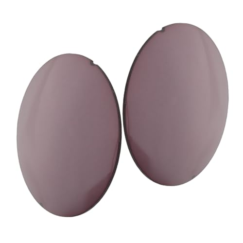 BESTYASH 2 Stück Teiliges Resin Sonnenbrillengläser UV Schutz Kratzfest Ersatzlinsen für Outdoor Sport Reisen und Autofahren Einfache Dunkelgrau Schützendes Augenschutzgerät von BESTYASH
