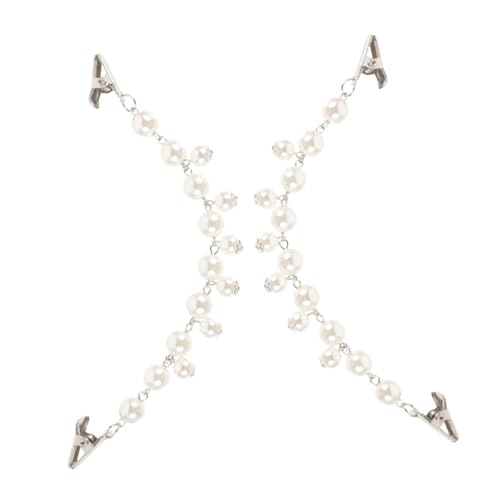 BESTYASH 2stücke Teiliges Retro Pullover-clip- Vintage Faux-perlen Cardigan Clips Und Kragen-pins Zur Dekoration Von Oberteilen Für Damen Und Mädchen von BESTYASH