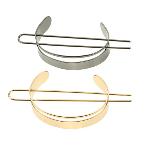 BESTYASH 2 Stück U förmige Haarnadeln aus Legiertem Metall Stilvoller Haarschmuck Damen Minimalistisches Design in Schwarz und Gold Vielseitig für Alltag Party und Festliche Anlässe BESTYASH 2 Stück U förmige Haarnadeln aus Legiertem Metall Stilvoller Haarschmuck Damen Minimalistisches Design in Schwarz und Gold Vielseitig für Alltag Party und Festliche Anlässe von BESTYASH