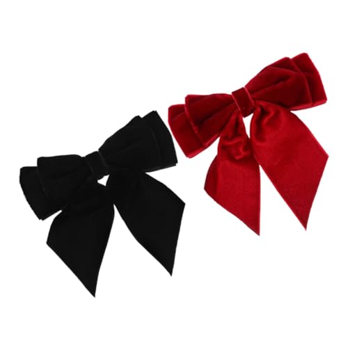 BESTYASH 2stücke Stylische Damen Schleifen Brosche Aus Samt Doppelter Bogenknoten Anstecker Für Hemden Und Anzüge Elegante Accessoires Für Festliche Anlässe Und Alltag von BESTYASH