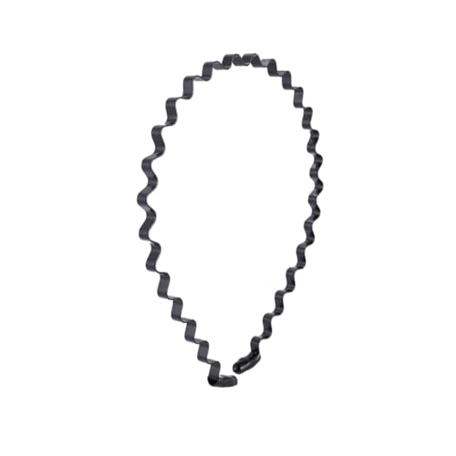 BESTYASH 2 Stück Wellenförmiges Haarband Herren Damen Elastisches Stirnband Dickes Geflochtenes Haarschmuck All Match Haarreifen Für Sport Gesichtspflege Und Alltag von BESTYASH