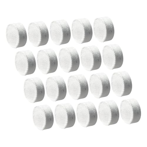 BESTYASH 20 Stück Einweg-Gesichtstuch Toilettenpapier zum Wandern Waschhandtuch für den täglichen Gebrauch komprimierte Gesichtstücher komprimiertes Badetuch Vlies Weiß von BESTYASH