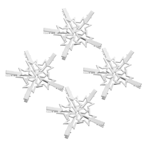 BESTYASH 20 Stück Stern Haarnadel Clips dekorativ Haarklammern Zubehör himmlisch Mädchen dünn Haarspangen Haarschmuck für Frauen Sternhaarclip Star-Haar-Accessoire Zinklegierung Silber von BESTYASH