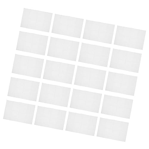 BESTYASH 20 Stück Tattoo-Reinigungspads Tattoo-Reinigungsmittel Tattoos-Lätzchen Party saubere Unterlage Einwegbib Zubehör für Nagelstudios Nageltischlätzchen doppelter Zellstoff Weiß von BESTYASH