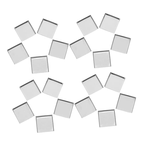 BESTYASH 20 Stück Teiliges Leere Quadratische Metall-pans aus Robustem Eisen Nachfüllbare Blush Lidschatten-palette Platzsparendes DIY Kosmetik-depot für Makeup-organizer und Pigment-pulver von BESTYASH