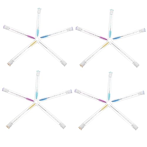 BESTYASH 20 Stück Wimpernbürsten mit Tube Wimpernapplikator Augenbrauenbürste Mascara Bürste Tragbar und Leicht für Perfekten für Profis von BESTYASH