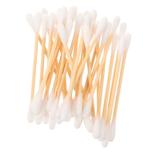 BESTYASH 200 Stück Doppelspitze Wattestäbchen Applikator Mehrzweck Tupfer Für Schönheits Make-up Reinigungs Entferner Babypflege Maniküre Ohrenschmalz Bauchnabel Wundpflege von BESTYASH