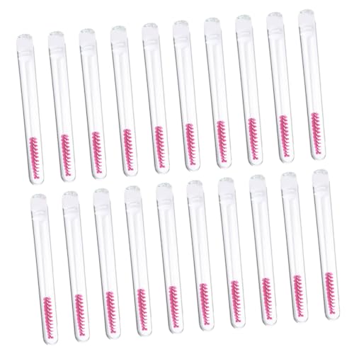 BESTYASH 20Stücke Wimpernpinselbehälter mit Wimpernverlängerungsbürsten Wiederverwendbare Mascara aus Hochwertigem für Reisen und Professionelles Make Up von BESTYASH