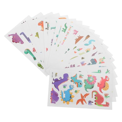 BESTYASH 20blätter Dinosaurier-tattoo-aufkleber Temporär Für Frauen Junge Mädchen Dinosaurier-tattoos Temporär Einfach Anzuwenden Hautverträglich von BESTYASH