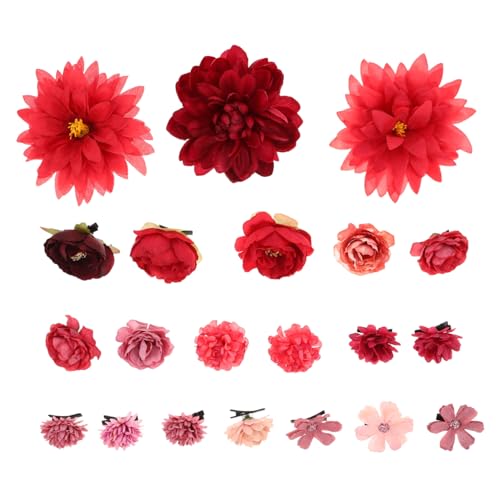 BESTYASH 21stücke Blumen-haarspangen Mit Hawaiianischen Blumennadeln Für Frauen Und Mädchen Haarschmuck Für Hochzeit Party Und Strand-outfits von BESTYASH