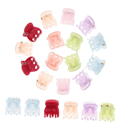 BESTYASH 24 Stück Teiliges Set Bunte Mini Haarspangen für Junge Mädchen und Mädchen Kleine Haarklammern aus Schadstofffreiem Material Sichere Kinderhaar Accessoires zum Styling und von BESTYASH