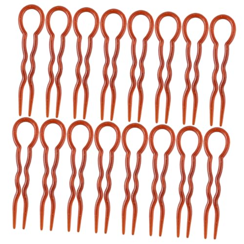 BESTYASH 24stücke U-förmige Haarnadeln Brötchen Haarnadeln Haar Styling Werkzeuge Für Damen Minimalistische Haargabeln Haarknotenstäbe Für Hochsteckfrisuren von BESTYASH