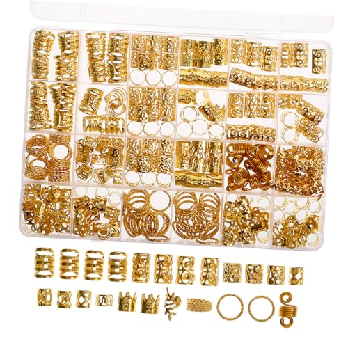 BESTYASH 290stücke Schmuck Für Dreadlocks Haarschmuck Für Frauen Anhänger Haar-dreadlocks-charms Großpackung von BESTYASH