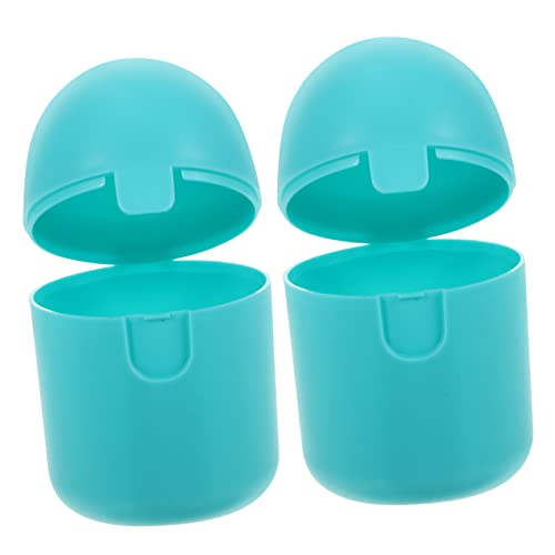 BESTYASH 2Er-Packung Aufbewahrung sbox für Menstruation Becher Fanny mit Tassen Behälter Hallo für Frauen Sanitär -Serviettenorganisator Perioden-Organizer für das Badezimmer pp Blau von BESTYASH