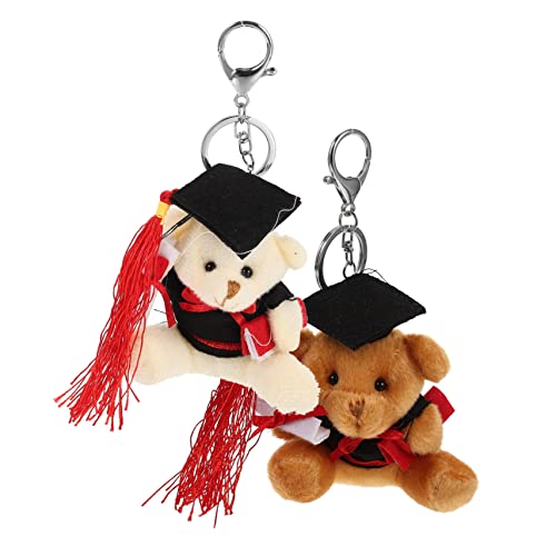 BESTYASH Schlüsselanhänger Kinder 2st Abschluss Schlüsselanhänger Halter Tasche Kette Plüsch Kuscheltier Schlüsselanhänger Für Kleiner Schlüsselanhänger Ästhetischer Schlüsselanhänger Pp Baumwolle von BESTYASH