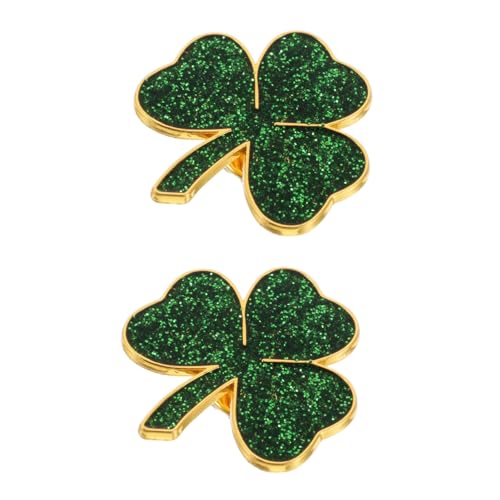 BESTYASH 2St Brosche zum irischen Tag Souvenir-Anstecknadel Schmuck Strickjackennadeln Ring Irischer Anstecker Grüne Enamel Brosche Canvas-Taschen-Emaille-Pin Dekorativ Legierung Green BESTYASH 2St Brosche zum irischen Tag Souvenir-Anstecknadel Schmuck Strickjackennadeln Ring Irischer Anstecker Grüne Enamel Brosche Canvas-Taschen-Emaille-Pin Dekorativ Legierung Green von BESTYASH