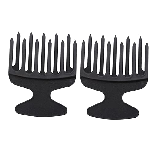 BESTYASH 2Stücke Friseurkämme für Männer Breitzahnkamm aus Robustem für Lockenstyling und Bartpflege Langlebig und Leicht zu Reinigen von BESTYASH