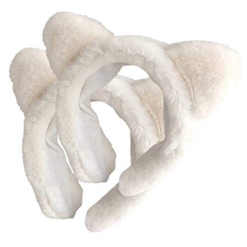 BESTYASH 2Stücke Katzenohren Haarband für Damen Weiches Plüsch Stirnband für Gesichtspflege Spa und Freizeit Elastisches Haarzubehör für Hautpflege und Make Up BESTYASH 2Stücke Katzenohren Haarband für Damen Weiches Plüsch Stirnband für Gesichtspflege Spa und Freizeit Elastisches Haarzubehör für Hautpflege und Make Up von BESTYASH