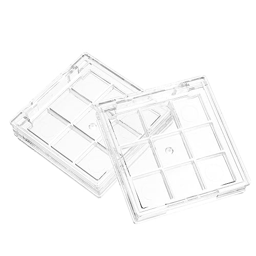 BESTYASH 2stücke Leere Lidschattenboxen Nachfüllbar Kosmetikbehälter Aus Tragbar Für DIY Lidschatten Aufbewahrung von BESTYASH