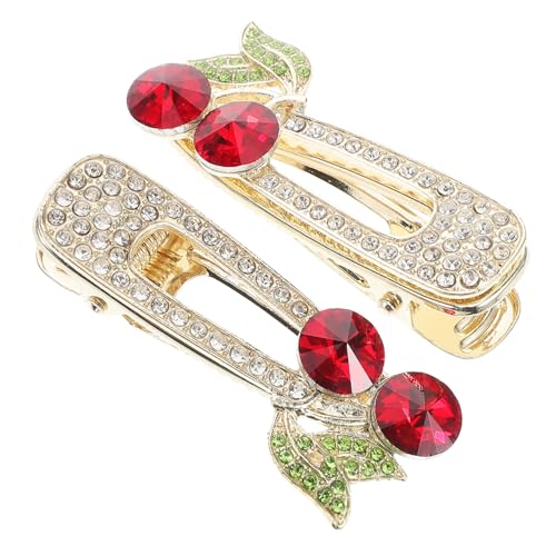 BESTYASH 2stücke Rhinestone Kirschhaarclip Für Frauen Duckbill-haarpin Für Verschiedene Frisuren Und Anlässe Stilvolles Accessoire Mit Einzigartigem Design Aus Langlebiger Und BESTYASH 2stücke Rhinestone Kirschhaarclip Für Frauen Duckbill-haarpin Für Verschiedene Frisuren Und Anlässe Stilvolles Accessoire Mit Einzigartigem Design Aus Langlebiger Und von BESTYASH
