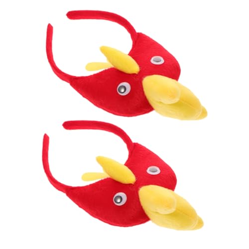 BESTYASH 2stücke Junge Mädchen Rooster Kopfband Lustige Und Bequeme Tierohren Für Partys Kostüme Und Bühnenaufführungen Leicht Und Komfortabel Für Stundenlangen Spaß von BESTYASH