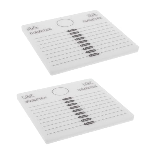 BESTYASH 2stücke Acryl Wimpernverlängerung Paletten Praktisches Lash Organizer Tray Für Wimpernstylisten Eyelash Grafting Tool Und Zubehör Für Professionelle Anwendungen von BESTYASH