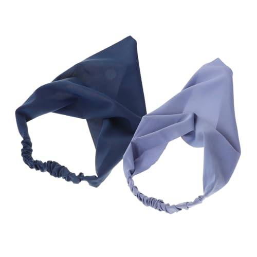 BESTYASH 2stücke Damen Dreieck Kopftuch Bandana Haarband Haarschals Für Alltag Und Besondere Anlässe Leichtes Und Bequemes Material Vielseitig Kombinierbar von BESTYASH