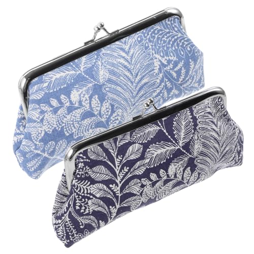 BESTYASH 2st Geldbörse Aus Canvas-Blatt Münzbeutel Wechselgeldbörse Für Damen Brieftasche Klein Portemonnaie Damen Geldbörse Kleine Geldbörse Kleines Münztäschchen Münzgeldbörse Segeltuch BESTYASH 2st Geldbörse Aus Canvas-Blatt Münzbeutel Wechselgeldbörse Für Damen Brieftasche Klein Portemonnaie Damen Geldbörse Kleine Geldbörse Kleines Münztäschchen Münzgeldbörse Segeltuch von BESTYASH