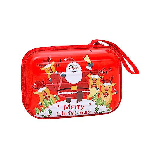 BESTYASH 2st Mini-geldbörse Münzspender Weihnachtstüten Geldbörse Mit Taschenanhänger Kisslock-geldbörse Münzbeutel Loch-geldbörse Für Geldbörse Für Mädchen Münze Wechseltasche Rot von BESTYASH
