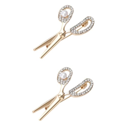 BESTYASH 2st Scherenbrosche Brosche Für Kleidung Strasskorsage Diamant-brosche Für Damen Anzug Accessoires Männer Scheren- -corsage Für Herrenanzug Mode-pin von BESTYASH
