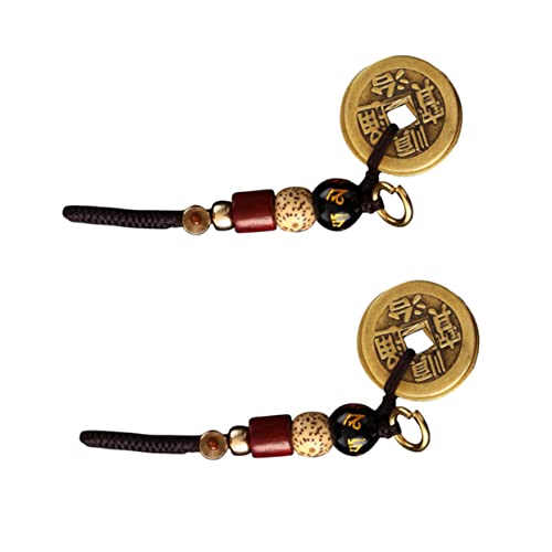 BESTYASH Emperors Schlüsselanhänger Geknotetes Seil Stilvoller Retro- Aus Messing für Handy-Dekoration BESTYASH Emperors Schlüsselanhänger Geknotetes Seil Stilvoller Retro- Aus Messing für Handy-Dekoration von BESTYASH