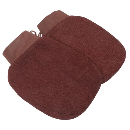 BESTYASH 2stücke Badehandschuhe Peeling-handschuhe Für Dusche Und Bad Körper Peeling-wäscher Dusch-badetücher Aus Hochwertigen Materialien Geeignet Für Ganzen Körper von BESTYASH