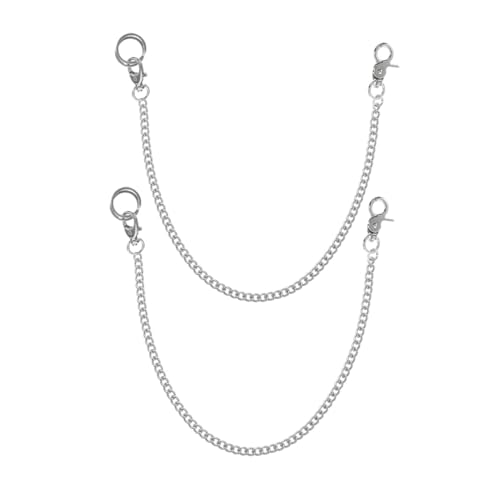 BESTYASH 2stücke Dekorative Jeans Ketten Robuste Und Stilvolle Taschenkette Für Herren Und Damen Für Jeans Und Hosen Vielseitig Einsetzbar von BESTYASH