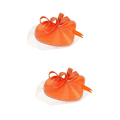 BESTYASH 2stücke Fascinator Hut Damen Teeparty Haarreif Cocktail Kopfbedeckung Elegantes Haarschmuck-accessoire Für Hochzeiten Und Festliche Anlässe Leicht Und Bequem Für Jeden von BESTYASH