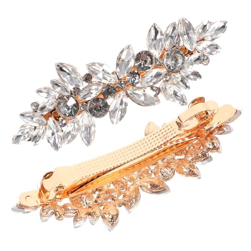 BESTYASH 2stücke Haarspange Mit Strasssteinen Für Damen Glitzernde Haarspangen Für Formelle Anlässe Und Hochzeit Haarschmuck Für Frühling Und Alltagslook von BESTYASH