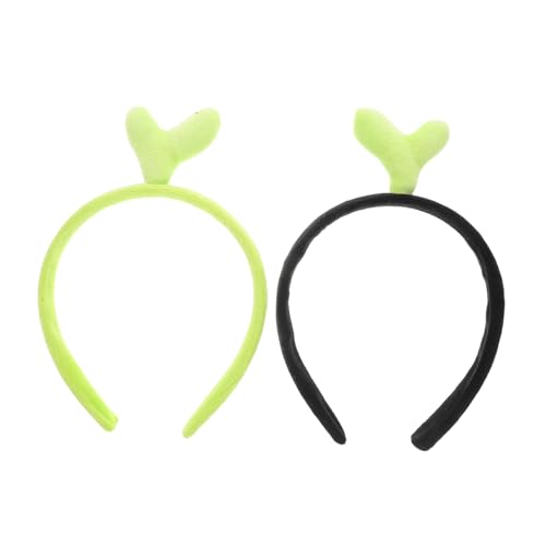 BESTYASH 2stücke Süße Sojasprossen Stirnbänder Für Mädchen Cosplay Kopfbedeckung Haarreifen Frisch Look Party Hochzeit Accessoire von BESTYASH