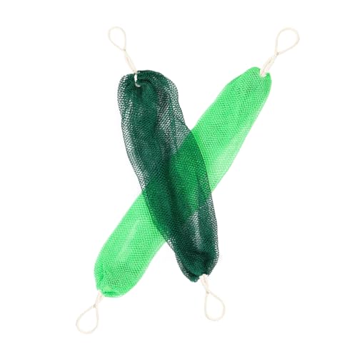 BESTYASH 2stücke Netzschwamm Peeling Körperschrubber Für Dusche Handtuch Rückenschrubber Zum Entfernen Abgestorbener Haut Badezubehör Aus Natürlichem Material Für Gründliche von BESTYASH