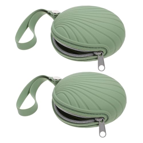 BESTYASH 2stücke Pack Monatsbindenbeutel Waschbare Silikon-reißverschlusstasche Aufbewahrungstasche Für Damenbinden Tragbare Geldbörse Kleine Tasche Für Unterwegs von BESTYASH