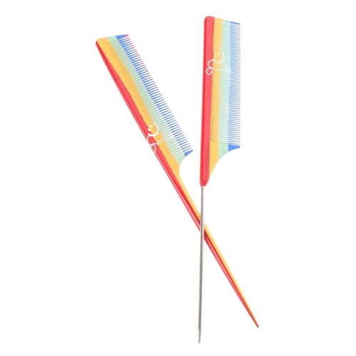 BESTYASH 2stücke Rattenschwanzkamm Friseur Kamm Für Haarschnitt Und Styling Leicht Und Tragbar Für Und Trockenes Haar Geeignet Für Damen Und von BESTYASH