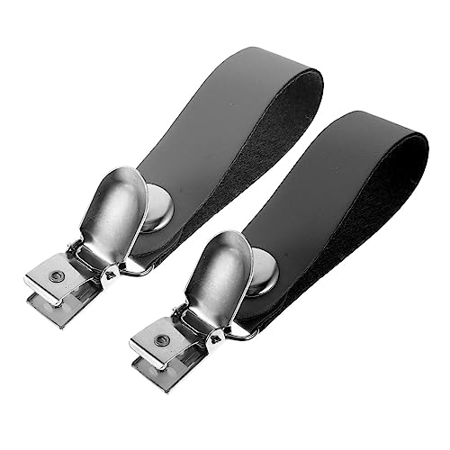 BESTYASH 2stücke Reise-hutclips Pu- Und Metall Teiliges Tragbare Huthalter Für Outdoor-aktivitäten Multifunktionale Clips Für Hüte Handschuhe Schals Und von BESTYASH