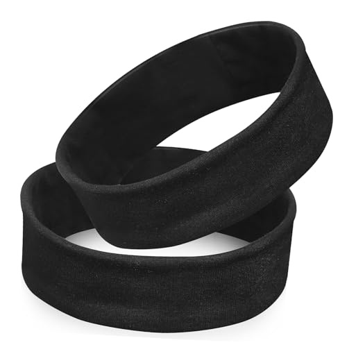 BESTYASH 2stücke Stirnband Schweißband Sport Stirnband Für Männer Yoga Lauf Fitnessstudio Unisex Schweißbänder Dehnbare Stirnbänder Schweiß-stirnband Übungs-stirnbänder Basketball von BESTYASH