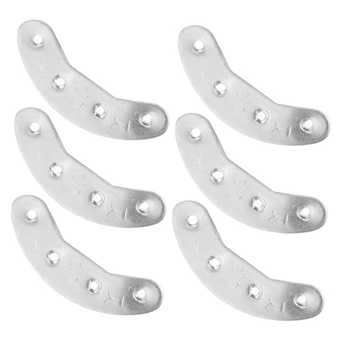 BESTYASH 3 Paare Metall Fersenplatten Schuhreparaturset Hochfeste Sohlenabsatzschutzplatten für Herren Stiefel Verschleiß Schutz für Outdoor und Alltag von BESTYASH