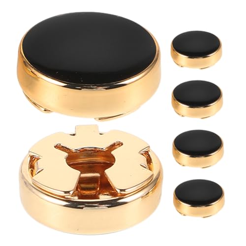 BESTYASH 3paare Knopfabdeckungen Für Herrenhemden Manschettenknöpfe Aus Zinklegierung Clip-knopfdeckel Accessoires Für Smokinghemden Formelle Anlässe Hochzeiten Business-outfits von BESTYASH