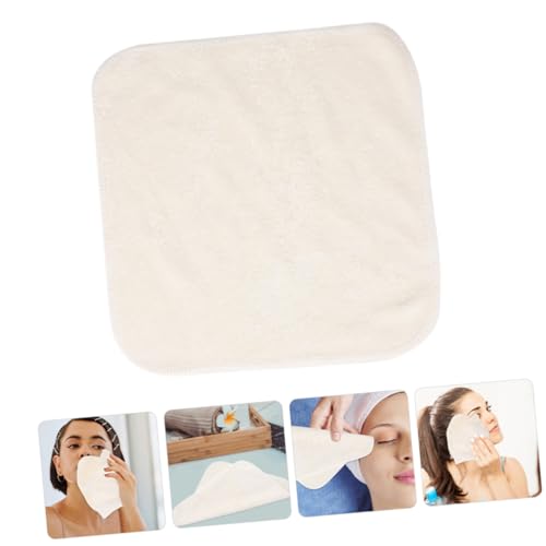 BESTYASH 3 Sätze Gesichtsreinigungstücher Make -up -entfernerhandtücher Gesichtsreinigungstuch Sauber Handtücher Zum Waschen Des Gesichts Kleidung Waschen Bambusfaser Beige 2 Stücke * 3 von BESTYASH