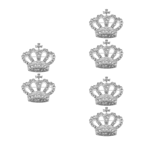 BESTYASH 3 Sätze Kronenzirkonbrosche Schal Brosche Korsage Brosche Strass-brosche Kronenbrosche Dekorative Stifte Kleid Brosche Tiara-krone-brosche Silver Legierung 2 Stück * 3 BESTYASH 3 Sätze Kronenzirkonbrosche Schal Brosche Korsage Brosche Strass-brosche Kronenbrosche Dekorative Stifte Kleid Brosche Tiara-krone-brosche Silver Legierung 2 Stück * 3 von BESTYASH