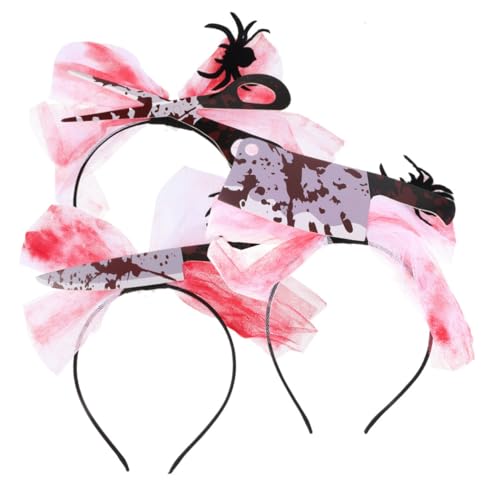 BESTYASH 3 Stücke Scary Halloween Stirnband Requisiten Kreative Haar Hoop für Party Cosplay Foto von BESTYASH