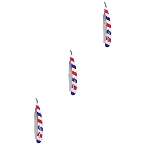 BESTYASH 3 Stück Augenbrauen -Trimmrasierer alter Rasierer Handbuch Rasiermesser manueller Rasierer Augenbrauenrasierer Bart Rasiermesser männer rasierer von BESTYASH