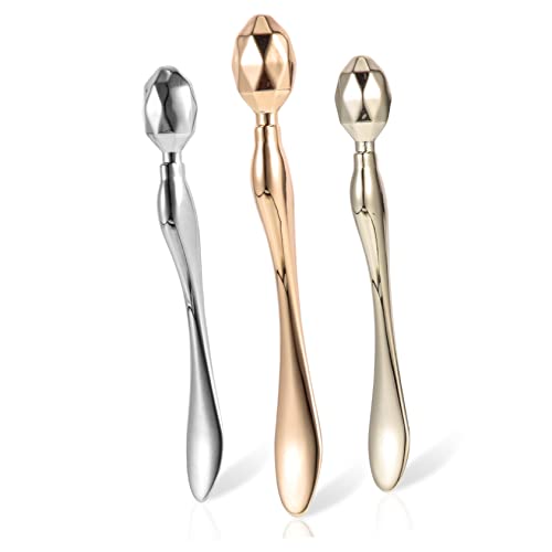 BESTYASH 3 Stück Augenmassage Augencreme Roller mit Löffel und Massagespitze zur Creme Absorption gegen Augenringe und Schwellungen BESTYASH 3 Stück Augenmassage Augencreme Roller mit Löffel und Massagespitze zur Creme Absorption gegen Augenringe und Schwellungen von BESTYASH