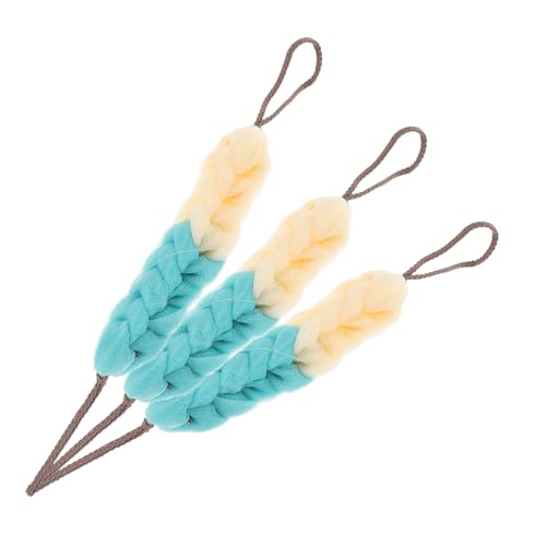 BESTYASH 3 Stück Badetuch Bade-peeling-handtuch Körperwäscher Für Die Dusche Badepeeling-handtuch Körperpeeling Scrubber Rückendusche Schrubber Light Green Sport von BESTYASH